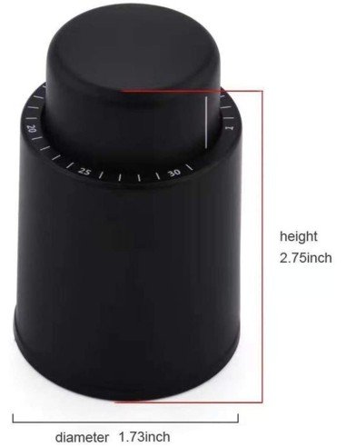 ⭐ Tapón al Vacío Botella Vino Tapa Hermética Reutilizable Bartender
