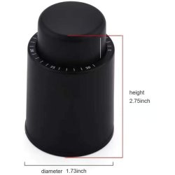 ⭐ Tapón al Vacío Botella Vino Tapa Hermética Reutilizable Bartender