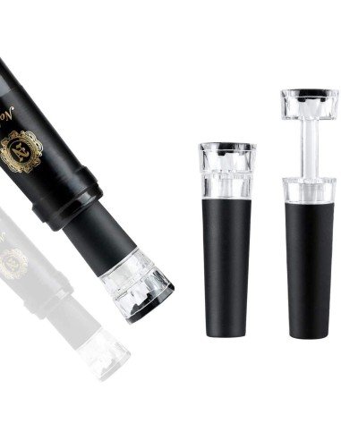 ⭐ Tapón al Vacío Botella Vino Tapa Hermética Reutilizable Bartender