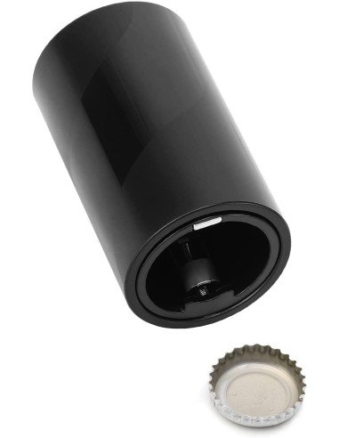 ⭐ Destapador Botella Magnético Automático De Acero Plateado