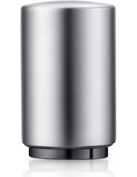 ⭐ Destapador Botella Magnético Automático De Acero Plateado ⭐ Destapador Botella Magnético Automático De Acero Plateado