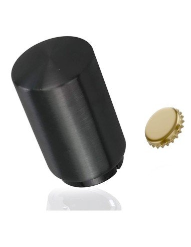 ⭐ Destapador Botella Magnético Automático De Acero Plateado