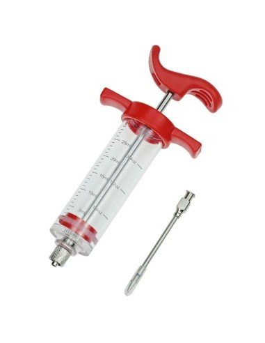 ⭐ Jeringa Inyector Adobo Pollo Pernil Pavo Relleno Cocina Parrilla Barbacoa