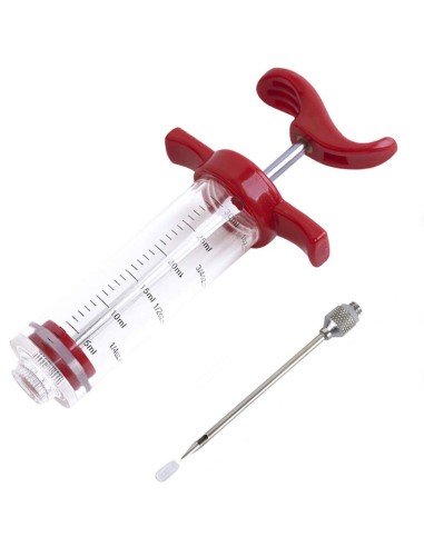 ⭐ Jeringa Inyector Adobo Pollo Pernil Pavo Relleno Cocina Parrilla Barbacoa