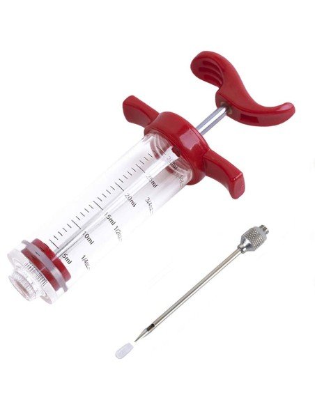 ⭐ Jeringa Inyector Adobo Pollo Pernil Pavo Relleno Cocina Parrilla Barbacoa