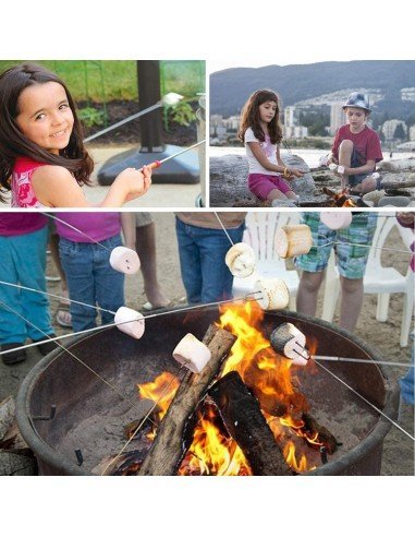 ⭐ Setx4 Brocheta BBQ Extensor Chuzo Masmelo Malvavisco