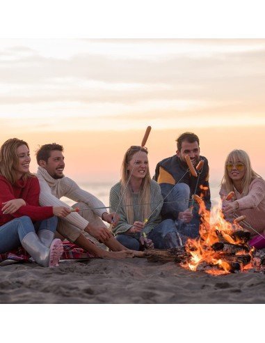 ⭐ Setx4 Brocheta BBQ Extensor Chuzo Masmelo Malvavisco