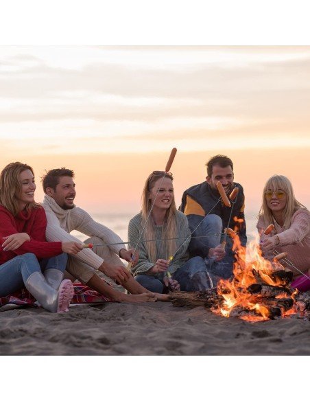 ⭐ Setx4 Brocheta BBQ Extensor Chuzo Masmelo Malvavisco