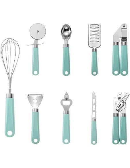 ⭐ Setx9 Utensilios Cocina ayudante cortador Set Regalo Oferta