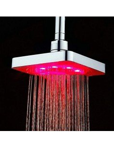 ⭐ Ducha Regadera cuadrada de 8 pulgadas con Led 2