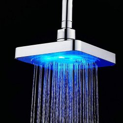 ⭐ Ducha Regadera cuadrada de 8 pulgadas con Led