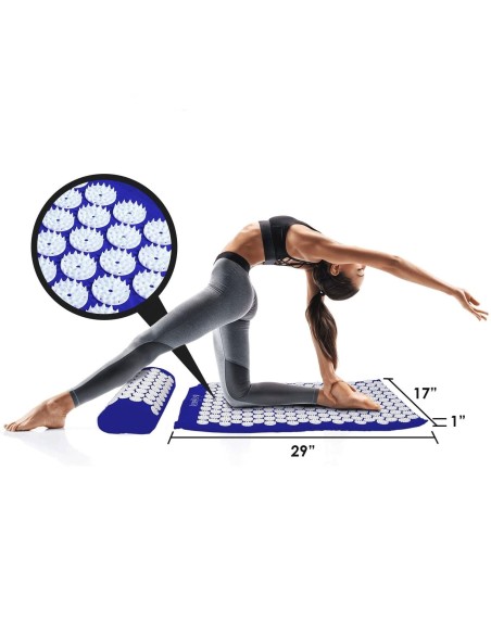 ⭐ Manta Yoga Con Acu presión Anti Stress Dolores Espalda anti stress ⭐ Manta Yoga Con Acu presión Anti Stress Dolores Espalda anti stress