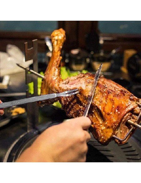 ⭐ Setx2 BBQ Tenedor y cuchillo Parrilla ternera llanera ⭐ Setx2 BBQ Tenedor y cuchillo Parrilla ternera llanera