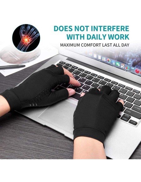 ⭐ Guantes Compresión Cobre Túnel Carpiano Calma Dolor Artritis ⭐ Guantes Compresión Cobre Túnel Carpiano Calma Dolor Artritis