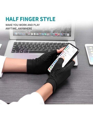 ⭐ Guantes Compresión Cobre Túnel Carpiano Calma Dolor Artritis