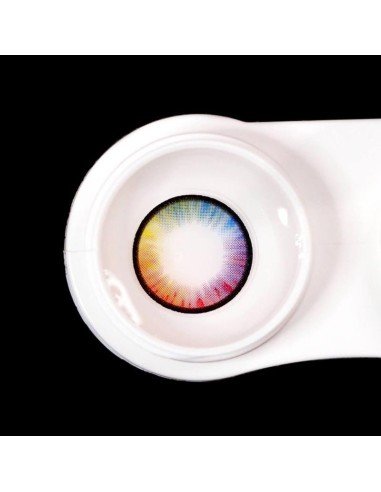 Lentes de Contacto Cosplay Rainbow Unicornio Kawaii