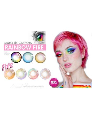 Lentes de Contacto Cosplay Rainbow Unicornio Kawaii