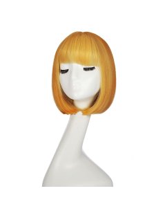 ⭐ Peluca Corta de fantasía Rubio para Halloween