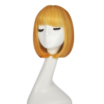 ⭐ Peluca Corta de fantasía Rubio para Halloween