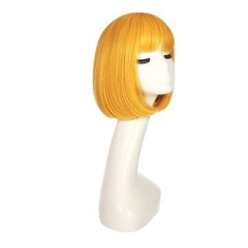 ⭐ Peluca Corta de fantasía Rubio para Halloween