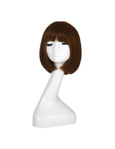 ⭐ Peluca Corta de fantasía Castaño para Halloween