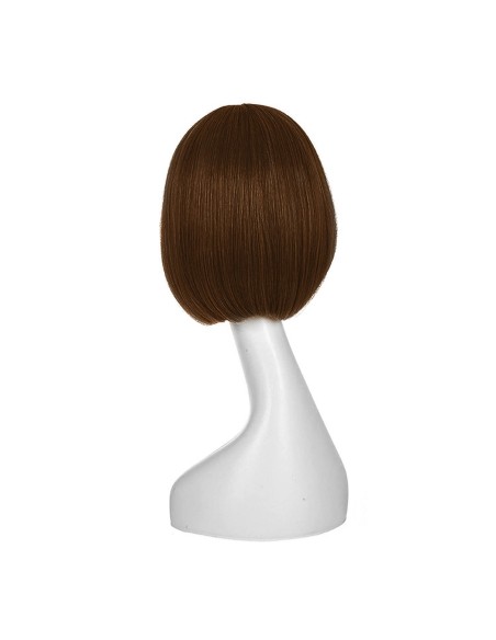 ⭐ Peluca Corta de fantasía Castaño para Halloween