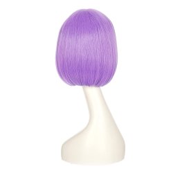 ⭐ Peluca Corta de fantasía Lila para Halloween