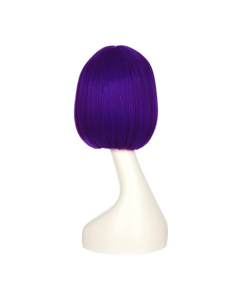 ⭐ Peluca Corta de fantasía Morado para Halloween