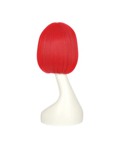 ⭐ Peluca Corta de fantasía Rojo para Halloween