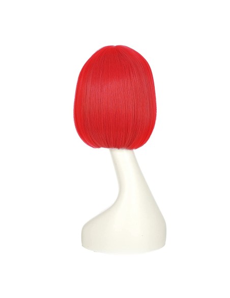 ⭐ Peluca Corta de fantasía Rojo para Halloween