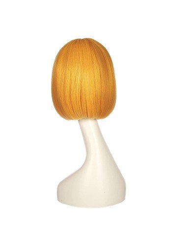 ⭐ Peluca Corta de fantasía Rubio Platino para Halloween