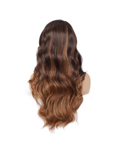 ⭐ Peluca Bicolor Harajuku de kanekalon Cosplay de 70 y 80 cm de largo