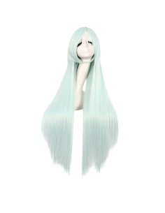 ⭐ Peluca de Kanekalon Lisa 100 Cm Cosplay - Verde Menta