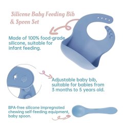 ✨  Set x6 de Alimentación para Bebés Bbabero Plato tazón cubiertos