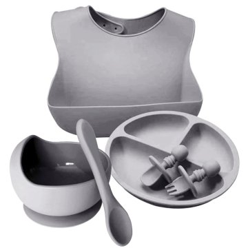 ✨  Set x6 de Alimentación para Bebés Bbabero Plato tazón cubiertos