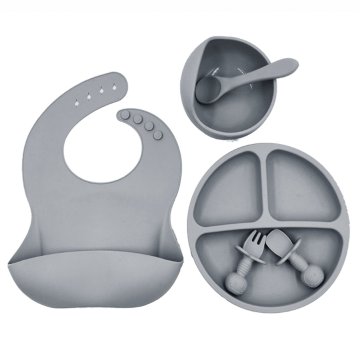 ✨  Set x6 de Alimentación para Bebés Bbabero Plato tazón cubiertos