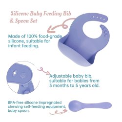 ✨  Set x6 de Alimentación para Bebés Bbabero Plato tazón cubiertos