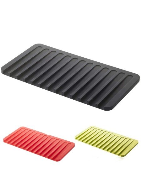 ⭐ Tapete escurridor vajilla vasos silicona 38x20