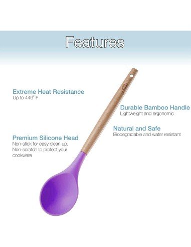 ⭐ Setx12 Utensilios SIlicona Antiadherentes Cocina