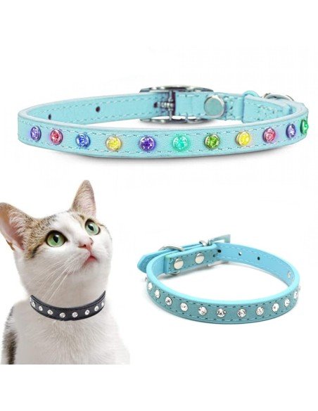 Collar Cascabel para mascotas pequeñas, gatos y perros elegantes