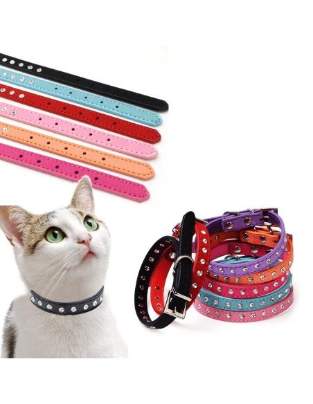 Collar Cascabel para mascotas pequeñas, gatos y perros elegantes Collar Cascabel para mascotas pequeñas, gatos y perros elegantes