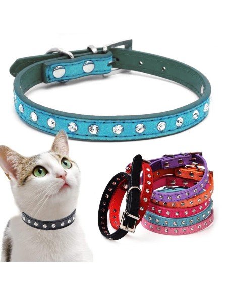 Collar Cascabel para mascotas pequeñas, gatos y perros elegantes