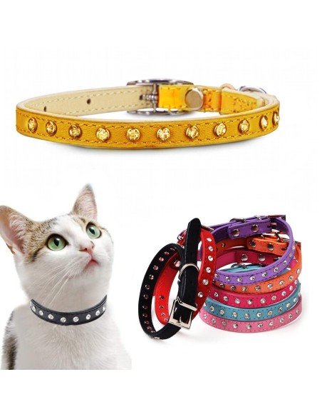 Collar Cascabel para mascotas pequeñas, gatos y perros elegantes