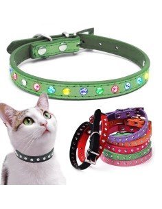 Collar Cascabel para mascotas pequeñas, gatos y perros elegantes 2