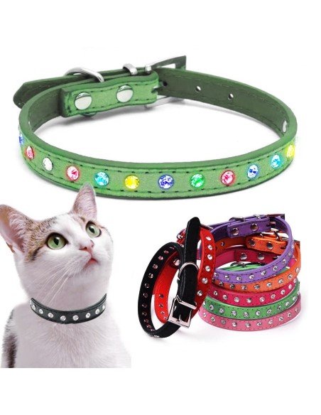 Collar Cascabel para mascotas pequeñas, gatos y perros elegantes