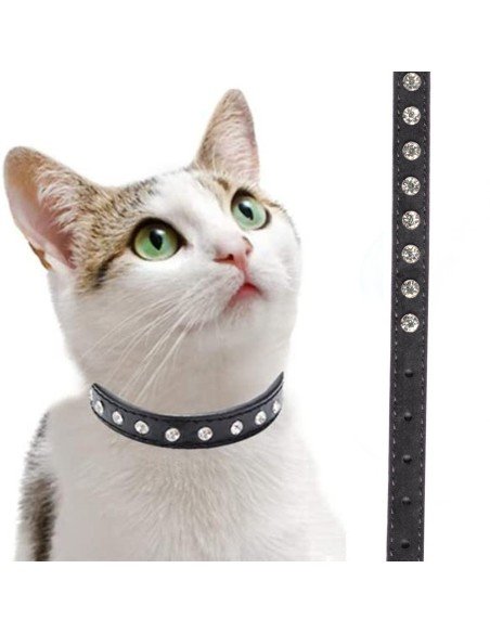 Collar Cascabel para mascotas pequeñas, gatos y perros elegantes