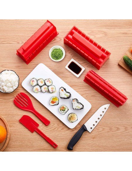 ⭐  Setx10 Piezas fabricación Sushi Kit Sushi Maker ⭐  Setx10 Piezas fabricación Sushi Kit Sushi Maker