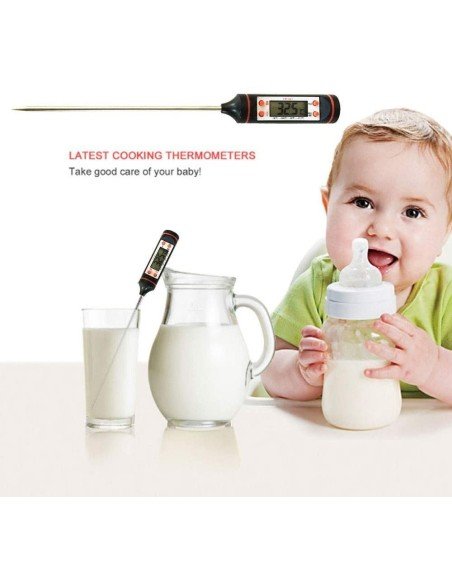 ⭐ Termómetro Digital Tp300 Multiuso Ideal Para Cocina Y Bbq !!