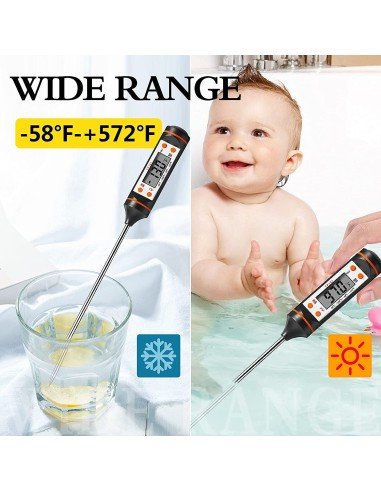 ⭐ Termómetro Digital Tp300 Multiuso Ideal Para Cocina Y Bbq !!