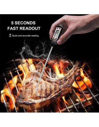 ⭐ Termómetro Digital Tp300 Multiuso Ideal Para Cocina Y Bbq !!